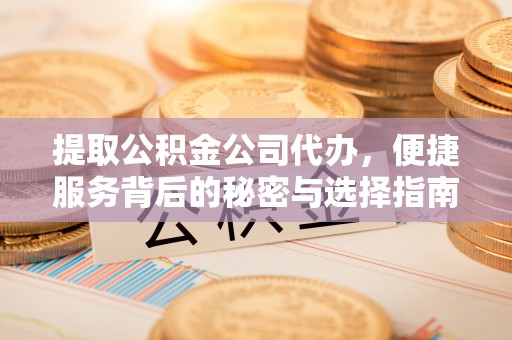 大石桥提取公积金公司代办，便捷服务背后的秘密与选择指南